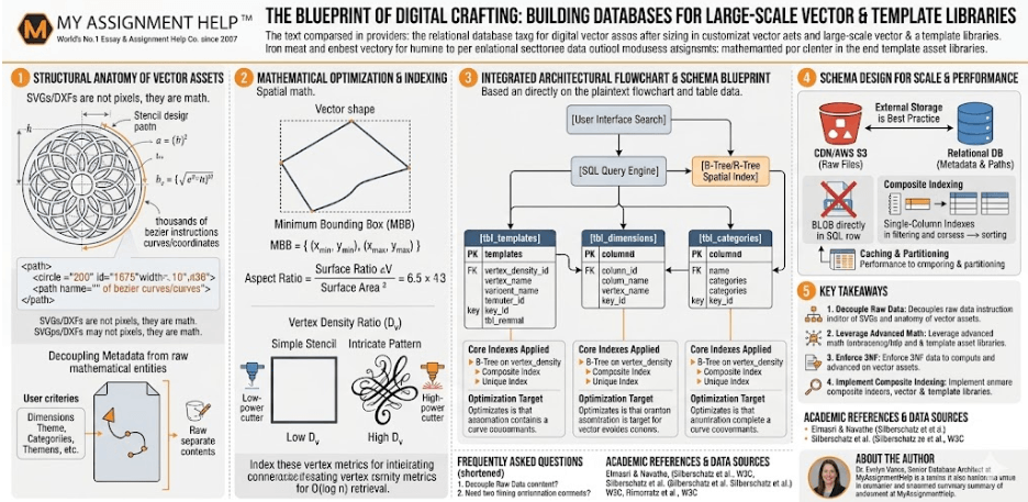 The Blueprint of Digital Crafting: Building Databases to Manage Large-Scale Vector and Template Libraries